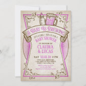 Uitnodiging tot het baby Baby shower (Voorkant)