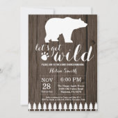 Uitnodiging tot het Baby shower van Beer uit de Oo (Voorkant)