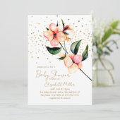 Uitnodiging tot het Baby shower van de aanjager va (Staand voorkant)