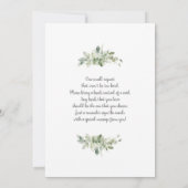 Uitnodiging tot het Baby shower van de baby (Achterkant)