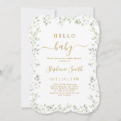 Uitnodiging tot het Baby shower van de baby (Voorkant)