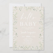 Uitnodiging tot het Baby shower van de baby (Voorkant)