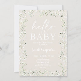 Uitnodiging tot het Baby shower van de baby