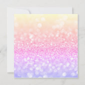 Uitnodiging tot het baby shower van de parelmok (Achterkant)