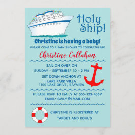  uitnodiging tot het Baby shower van het Heilige S