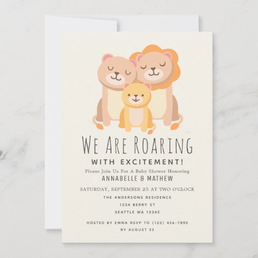 Uitnodiging tot het Baby shower van het opwarmen v (Voorkant)