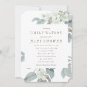 Uitnodiging tot het Baby shower van het prachtige (Voorkant)