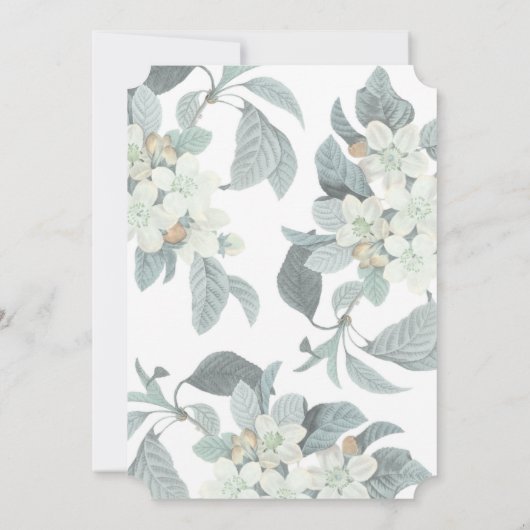 Uitnodiging tot het Baby shower van het prachtige (Achterkant)