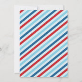 Uitnodiging tot het Baby shower van het vliegtuig (Achterkant)