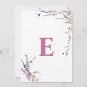 Uitnodiging tot het Baby shower van lente-wilde-bl (Achterkant)