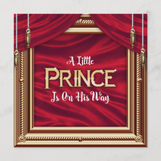 Uitnodiging tot het Baby shower van Little Prince