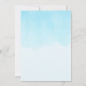 Uitnodiging tot het Baby shower van Rocking Horse (Achterkant)