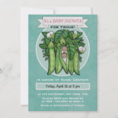 Uitnodiging tot het Baby shower van twitteraars (Voorkant)