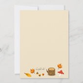 Uitnodiging tot het Baby shower van voor- en (Achterkant)