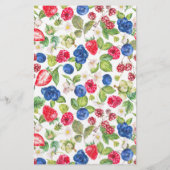 Uitnodiging tot het Baby shower waterverf Gemengd  (Achterkant)