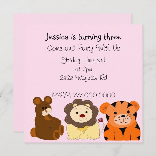 Uitnodiging tot het brengen van een teelderdag (Voorkant / Achterkant)