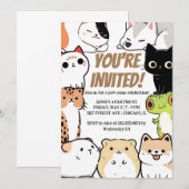 Uitnodiging tot het brengen van een teelderdag (Voorkant / Achterkant)