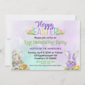 Uitnodiging tot het drogen van paaseieren (Voorkant)