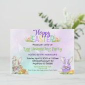 Uitnodiging tot het drogen van paaseieren (Staand voorkant)