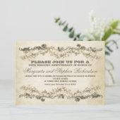 uitnodiging tot het evenement in shabby (Staand voorkant)