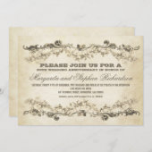 uitnodiging tot het evenement in shabby (Voorkant / Achterkant)