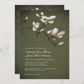 Uitnodiging tot het groene en witte huwelijk (Voorkant / Achterkant)