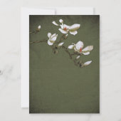 Uitnodiging tot het groene en witte huwelijk (Achterkant)