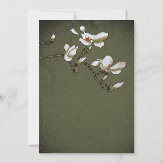 Uitnodiging tot het groene en witte huwelijk (Achterkant)