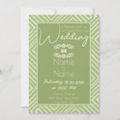 Uitnodiging tot het groene huwelijk van Apple Gree (Voorkant)