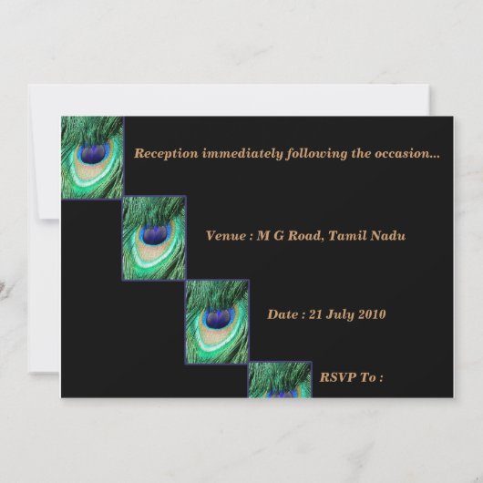 Uitnodiging tot het homohuwelijk in India (Achterkant)