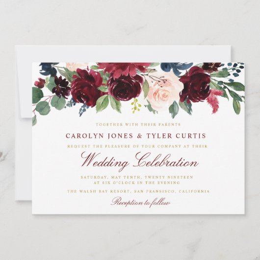 Uitnodiging tot het houden van een bloedige bruine (Voorkant)