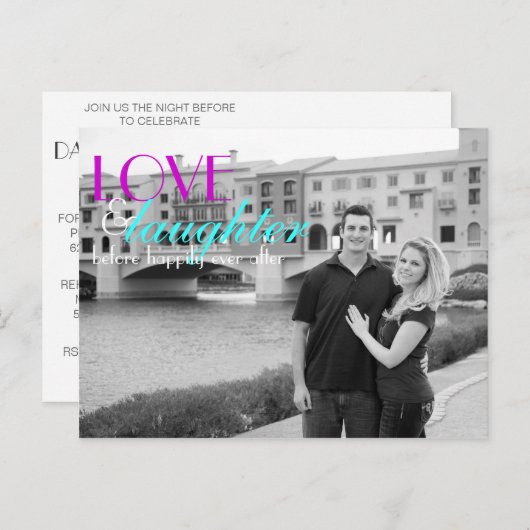 Uitnodiging tot het houden van een liefdesoefening (Voorkant / Achterkant)