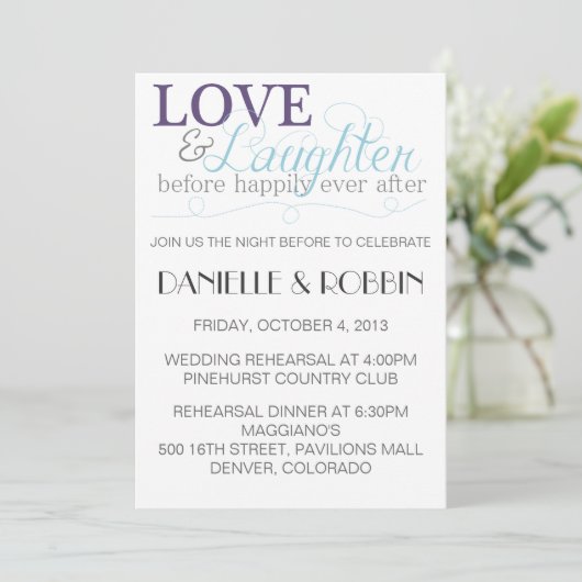 Uitnodiging tot het houden van een liefdesoefening (Staand voorkant)