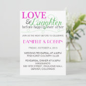 Uitnodiging tot het houden van een liefdesoefening (Staand voorkant)