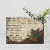 uitnodiging tot het huwelijk (Staand voorkant)