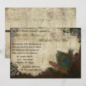 uitnodiging tot het huwelijk (Voorkant / Achterkant)