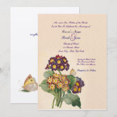  uitnodiging tot het huwelijk (Voorkant / Achterkant)