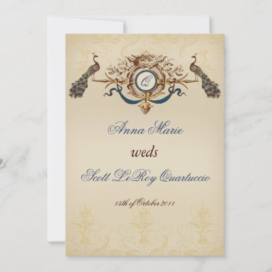 uitnodiging tot het huwelijk (Voorkant)