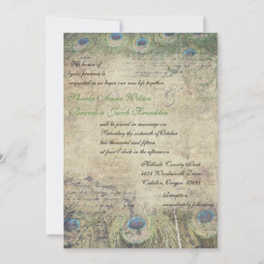  uitnodiging tot het huwelijk (Voorkant)