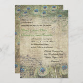  uitnodiging tot het huwelijk (Voorkant / Achterkant)