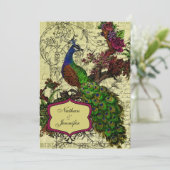 uitnodiging tot het huwelijk (Staand voorkant)