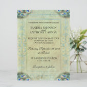 uitnodiging tot het huwelijk (Staand voorkant)