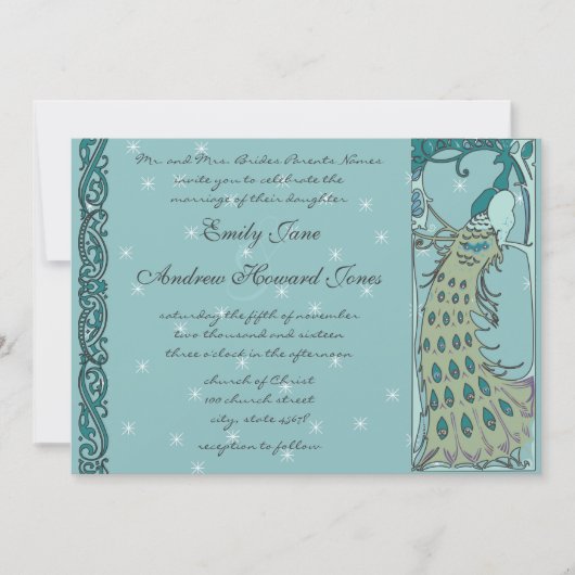  uitnodiging tot het huwelijk (Voorkant)