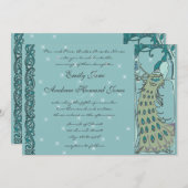  uitnodiging tot het huwelijk (Voorkant / Achterkant)