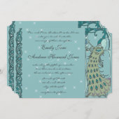 uitnodiging tot het huwelijk (Voorkant / Achterkant)