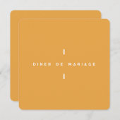 Uitnodiging tot het huwelijk Colorus (Voorkant / Achterkant)