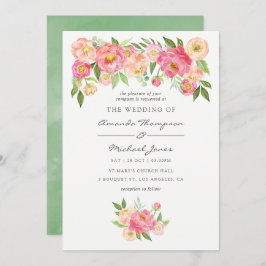 Uitnodiging tot het huwelijk van de Waterverf van 