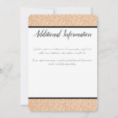 uitnodiging tot het huwelijk van Floral (Achterkant)