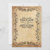 uitnodiging tot het huwelijk van Floral (Achterkant)