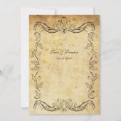 uitnodiging tot het huwelijk van Floral (Achterkant)